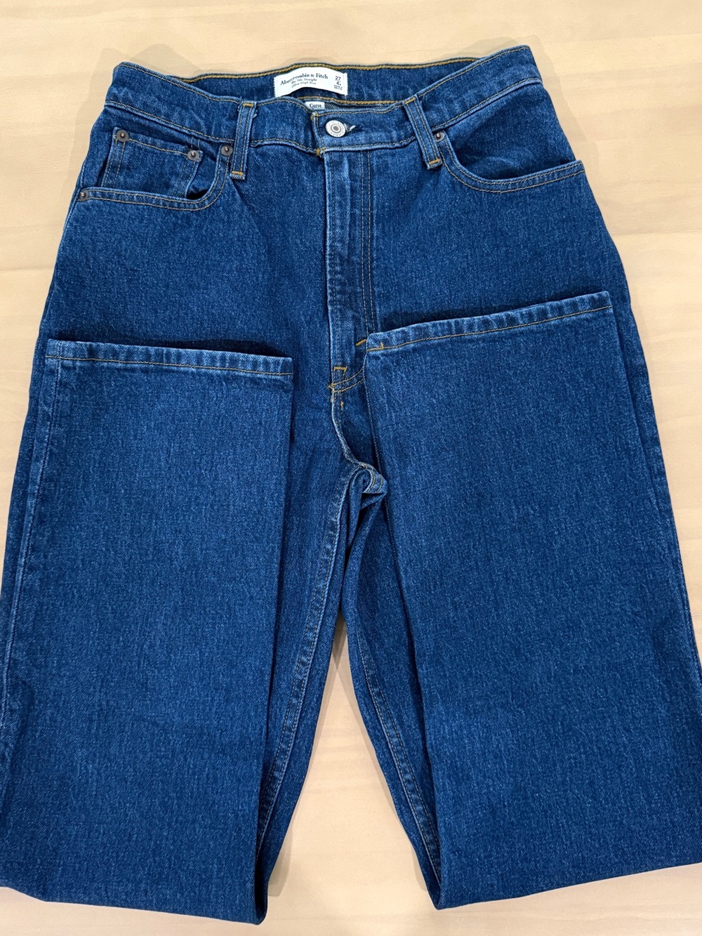 AF Ultra High Rise 90s Straight Jean Curve Love 27R Dark